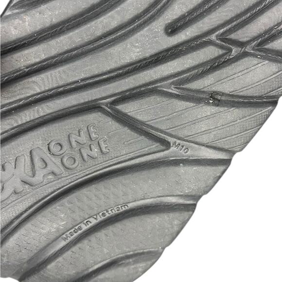 Mens Hoka One One Ora Recovery Slip-On Casual Flip-Flop Sandal Size 10 Black - Picture 6 of 6